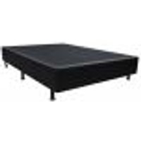 Base Box para Cama Casal 138x188cm Liz S05 Sintético Preto - Mpozenato