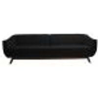 Sofá Boomer 260cm Corano Preto - Gran Belo