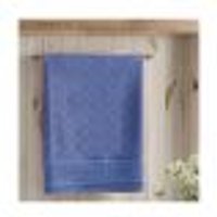 Toalha de Banho Felpudo Liso Jacquard Confort Azul Escuro Dohler