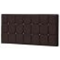 Painel Estofada Espanha 140CM Casal Strass Suede Marrom - D A DECOR
