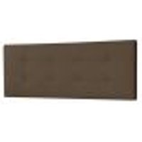 Cabeceira Painel Casal 1,40m Berlim Suede Marrom - Pallazio