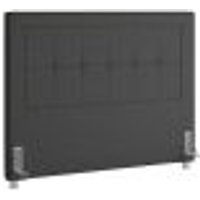 Cabeceira Cama Box Casal King 195 cm P05 Atenas Linho Cinza Escuro - Lyam Decor