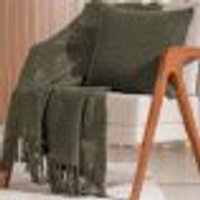Manta Decorativa Atacama New 120x150cm Verde Militar