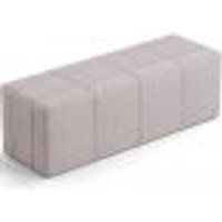 Puff Decorativo Living Sala de Estar 195 cm Roma W01 Linho Bege -Â Lyam