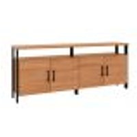 Buffet Otta 100% MDF 4 Portas Freijó e Preto