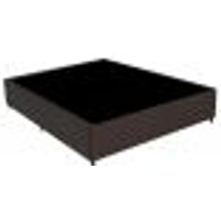 Base Para Cama Box Casal 138cm Poliéster Bordado New York Marrom - Gazin