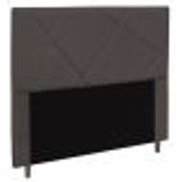 Cabeceira Cama Box Casal Mali 140cm Suede Marrom - Desk Design