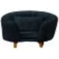 Poltrona Cama Caminha Pet Baby Laddi Veludo Azul Marinho Dvinn