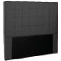 Cabeceira Decorativa Queen Size 1,60M Tropea Suede Preto G63 - Gran Belo