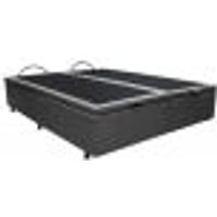 Base Box Baú para Cama Casal Queen 158x198cm Bipartido Liz S05 Sintético Cinza - Mpozenato