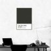 Quadro Color Card Pirate Black 43x30 Filete Marrom