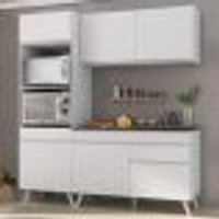 Armário de Cozinha Compacta 3 peças MP3694.891 Veneza Multimóveis Branco