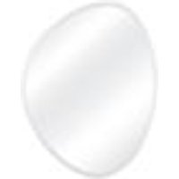 Espelho Decorativo Orgânico Branco 50x64 Cm