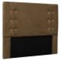 Cabeceira Estofada Cama Box Casal Monreale 140cm Suede Caramelo - Desk Design