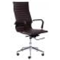 Cadeira de Escritório Presidente Eames Esteirinha Café