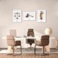 Quadro Advocacia Verdade Respeito e EquilÃbrio 119x43 3-43x30 Sem Moldura