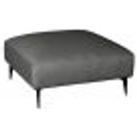Puff Unne Linho Grafite 85cm