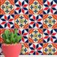 Adesivos de Azulejos Ladrilhos Hidráulicos Modelo 20-15x15cm