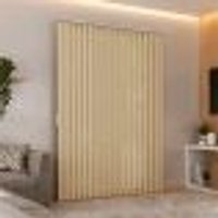 Persiana Vertical Em Pvc Crisdan Largura 2,10 X 1,40 Altura Camurça