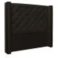 Cabeceira Decorativa King Size 2,19M Loewe PU Marrom G63 - Gran Belo
