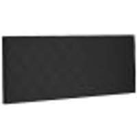 Cabeceira Painel King 1,95m Esmeralda Suede Preto - Pallazio