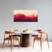 Quadro Horizonte Red Mountain 100x50 Sem Moldura