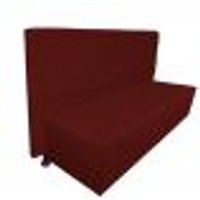 Cabeceira mais Calçadeira Casal Queen Juliana 160cm Para Cama Box Suede Bordô - DS Estofados
