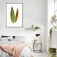 Quadro Botânica Acrostichum Brevipes 100x70 Filete Marrom