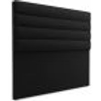 Cabeceira California Para Cama Box Queen 160 cm Suede Preto - D'Rossi