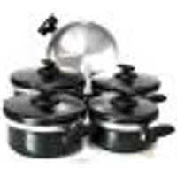 Jogo de Panela Super Craqueado Preto 5 Peças Cooklar