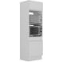 Paneleiro 2 Portas 63cm com Rodapé para Forno e Microondas Veneza Multimóveis V2116 Branco