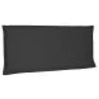 Cabeceira Painel Estofada Cama Box Casal Veneza 140cm Suede Preto - Desk Design