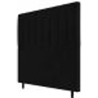 Cabeceira Cama Box Casal Itália 140cm Suede Preto - Desk Design