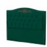 Cabeceira Casal Queen 160cm Decorativa Maitê Veludo Verde - Montanaris Decor