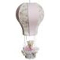 Lustre Balão Cintura Ursa Rosa Quarto Bebê Infantil Menina