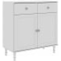 Aparador 2 Portas 2 Gavetas 80 cm R629 Branco Dtall