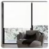 Cortina Persiana Rolô Blackout Branca 2,35 larg x 2,40 alt - Rollflex - Poliéster e PVC - Cortina Blackout Branco