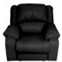 Poltrona do Papai Reclinável Manual Magnum PU Sintético Preto G23 - Gran Belo