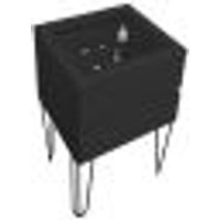 Mesa de Cabeceira Lateral de Apoio Penteadeira Pés Hairpin Legs Estilo Industrial Preto Laca
