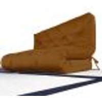 Colchão Futon King Dobrável Sofa Cama Caramelo