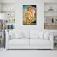 Quadro The Birth of Venus Tattooed 43x30 Filete Preto