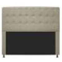 Cabeceira Casal King 195cm Ana Para Cama Box Napa Bege - DS Estofados