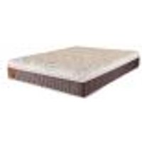 Colchão Casal Safira Plush Mola Ensacada (34x138x188) Branco e Cinza