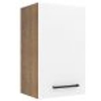 Armário de Cozinha Aéreo 40 cm 1 Porta Rustic/Branco Agata Madesa