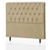 Cabeceira Queen Alice 160 CM Suede Marfim - D A Decor