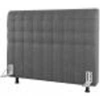 Cabeceira Cama Box Solteiro Dahlia 90cm Com Frame Suede Cinza Claro - Desk Design