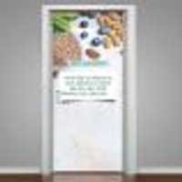 Adesivo de Porta para Nutricionista Dica da Nutri-83X210Cm