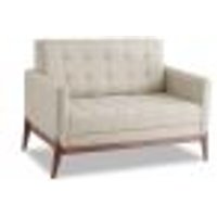 Sofá 2 Lugares Brooks Linho Areia 126 cm