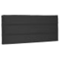 Cabeceira Painel Solteiro 0,90m La Italiana Suede Preto - Pallazio