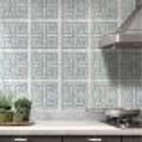 Adesivos de Azulejos Ladrilhos Cartela Mármore Cinza e Branco 07-15x15cm
